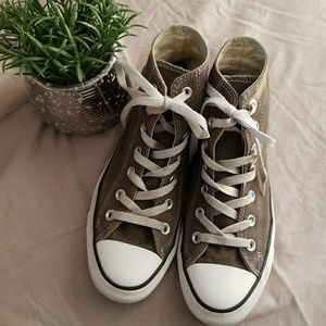 converse olive green high tops